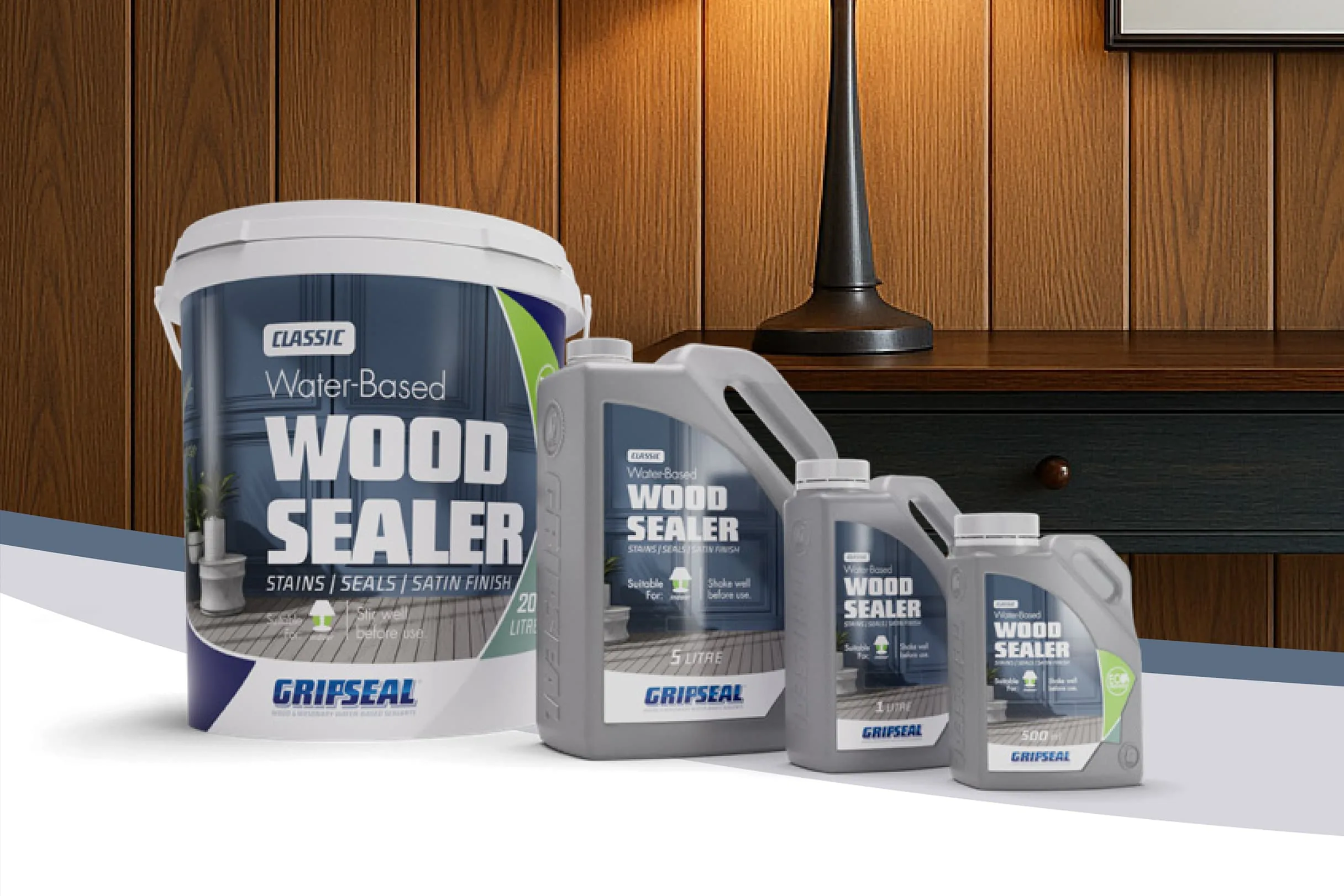 GripSeal Classic packaging range, shown as an authored 3D visualisation