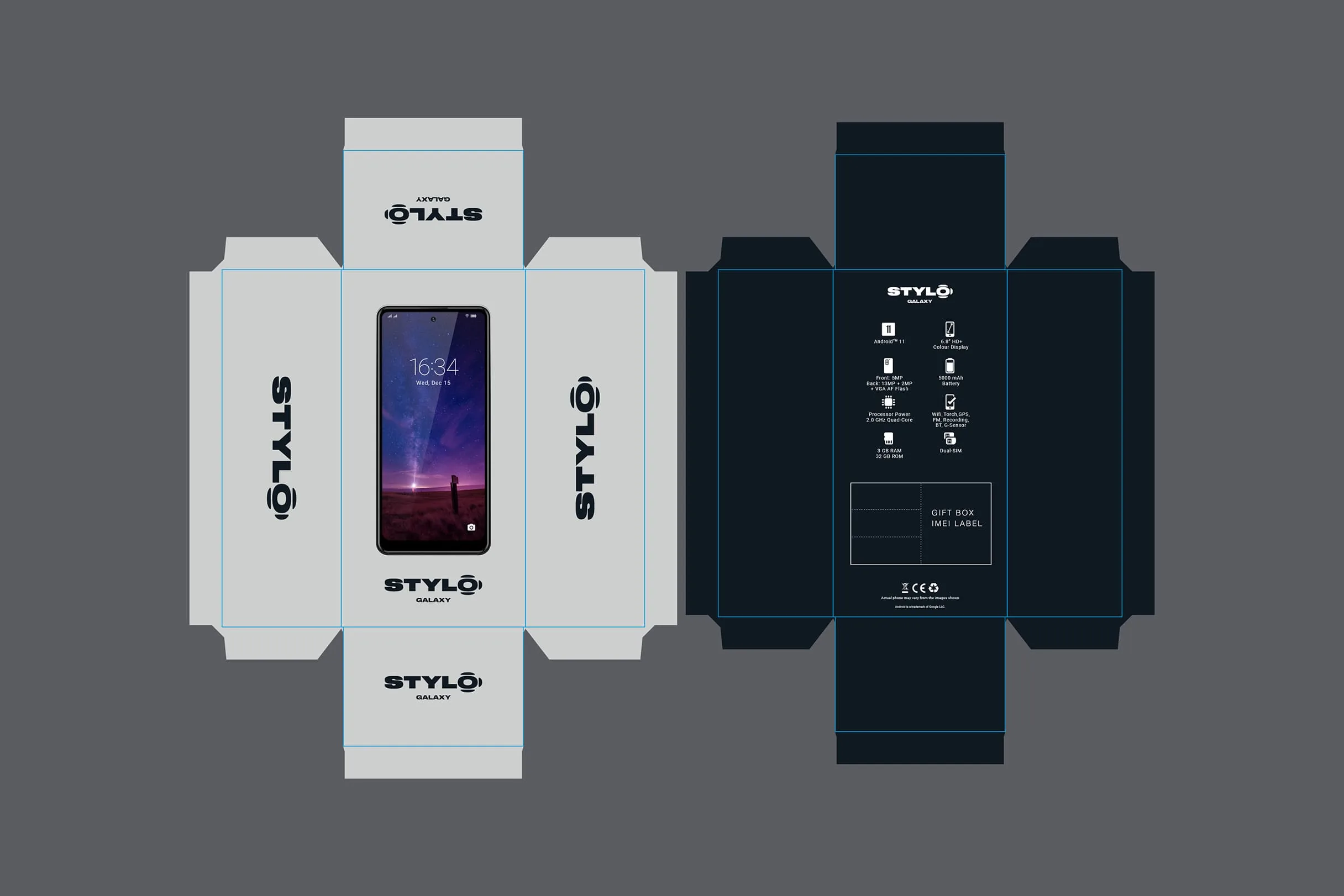 PEP Stylo Smartphone Packaging
