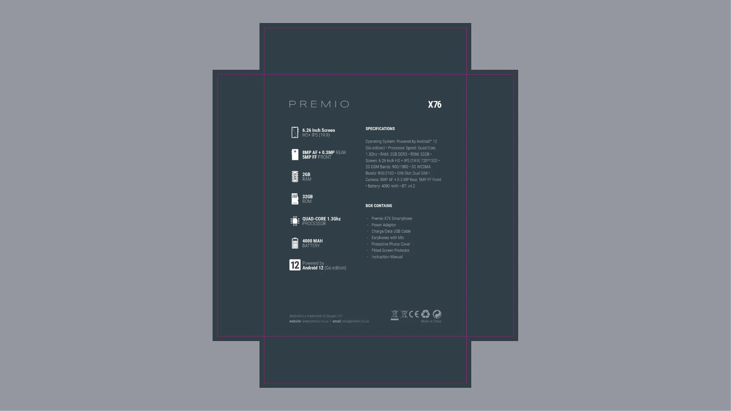 Premio retained commissioned evidence
