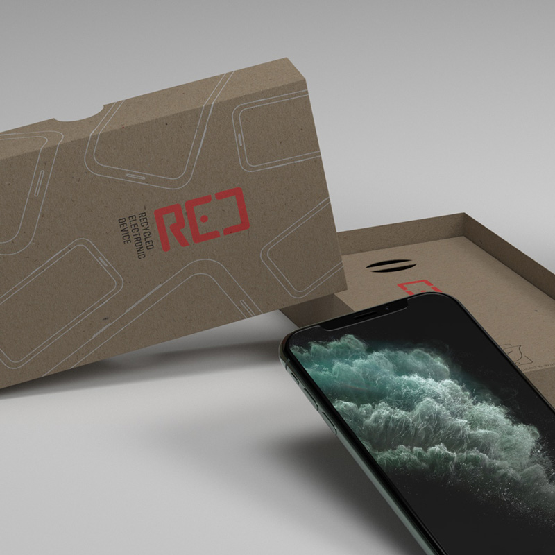 RED - Refurbished Mobile Phone Packaging