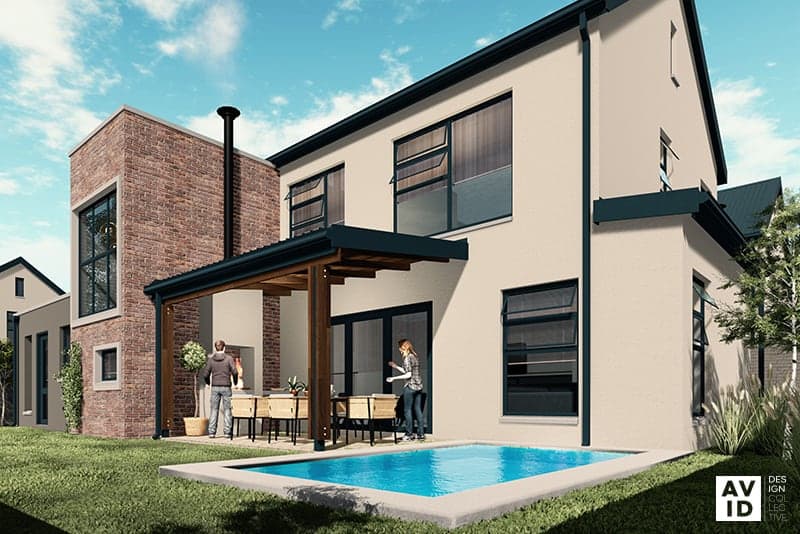 Eagle Ridge development overview showing site layout and architectural concept renders