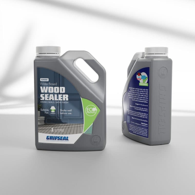 GripSeal Classic 1 litre custom bottle 3D render showing unique silhouette and tamper-evident cap