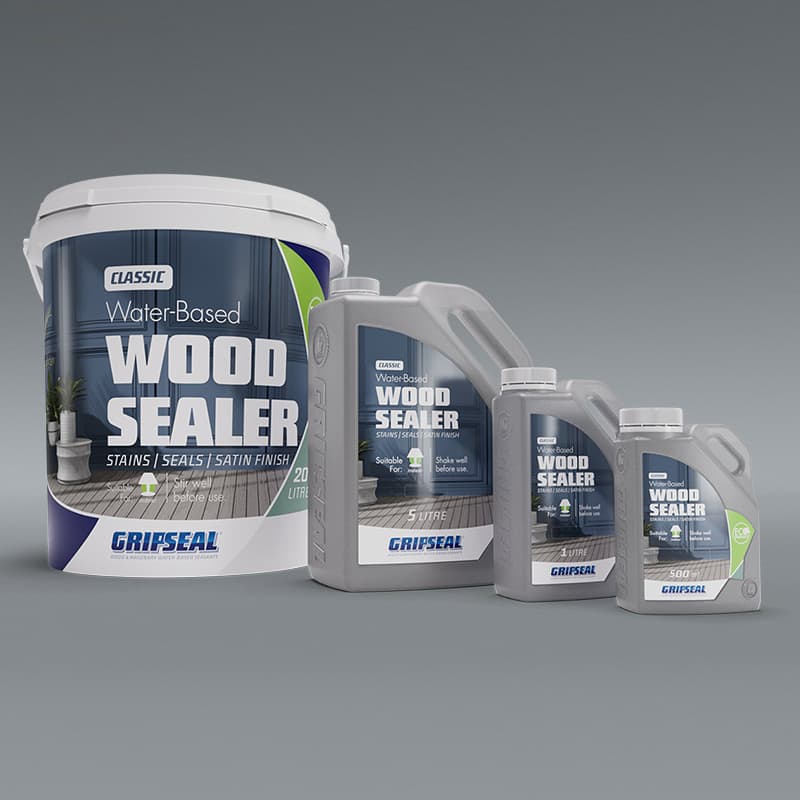 GripSeal Classic full product range overview showing consistent packaging across all bottle sizes