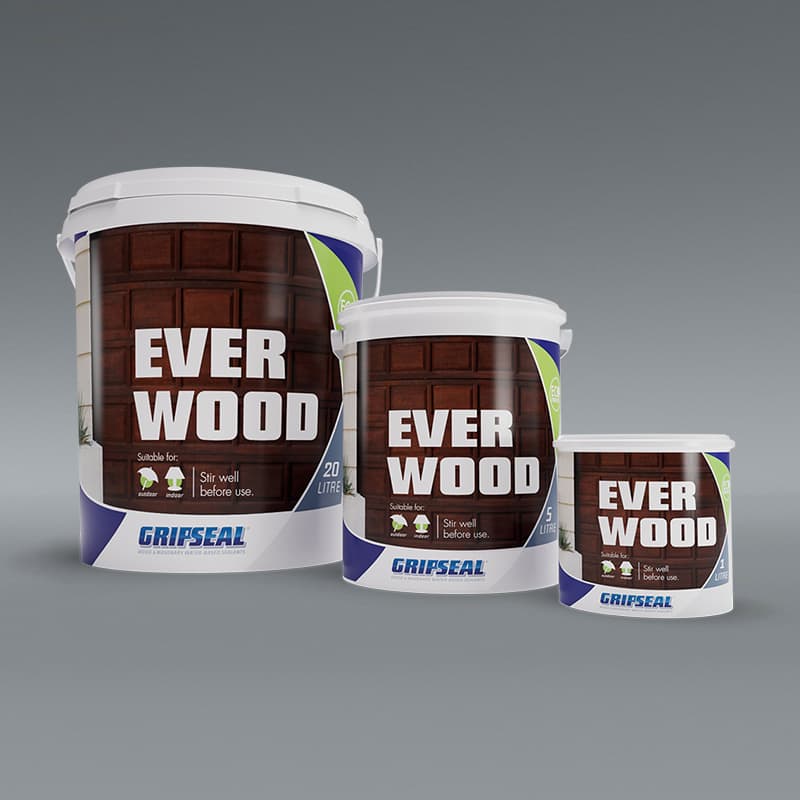 GripSeal Everwood wood treatment product range with green label system
