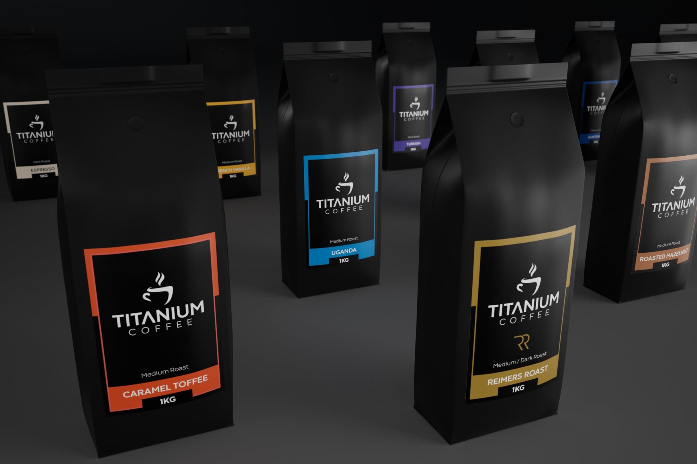 Titanium Coffee Packaging Design by Skilld Design