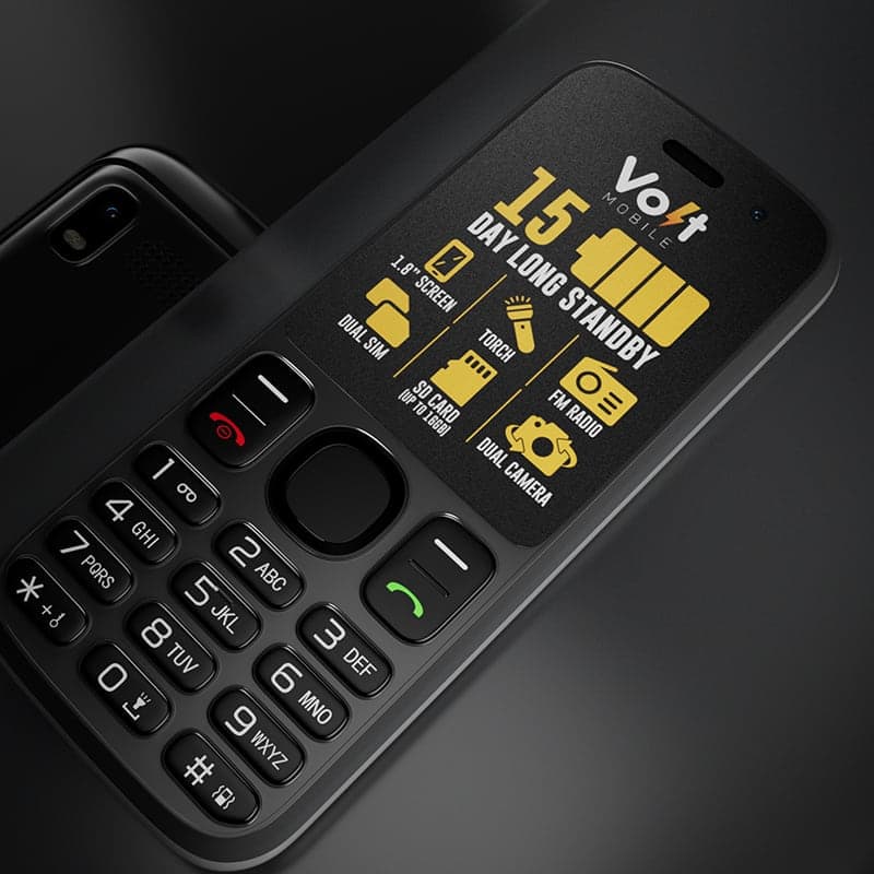 Volt Mobile Quest screen protector accessory packaging with device-specific branding